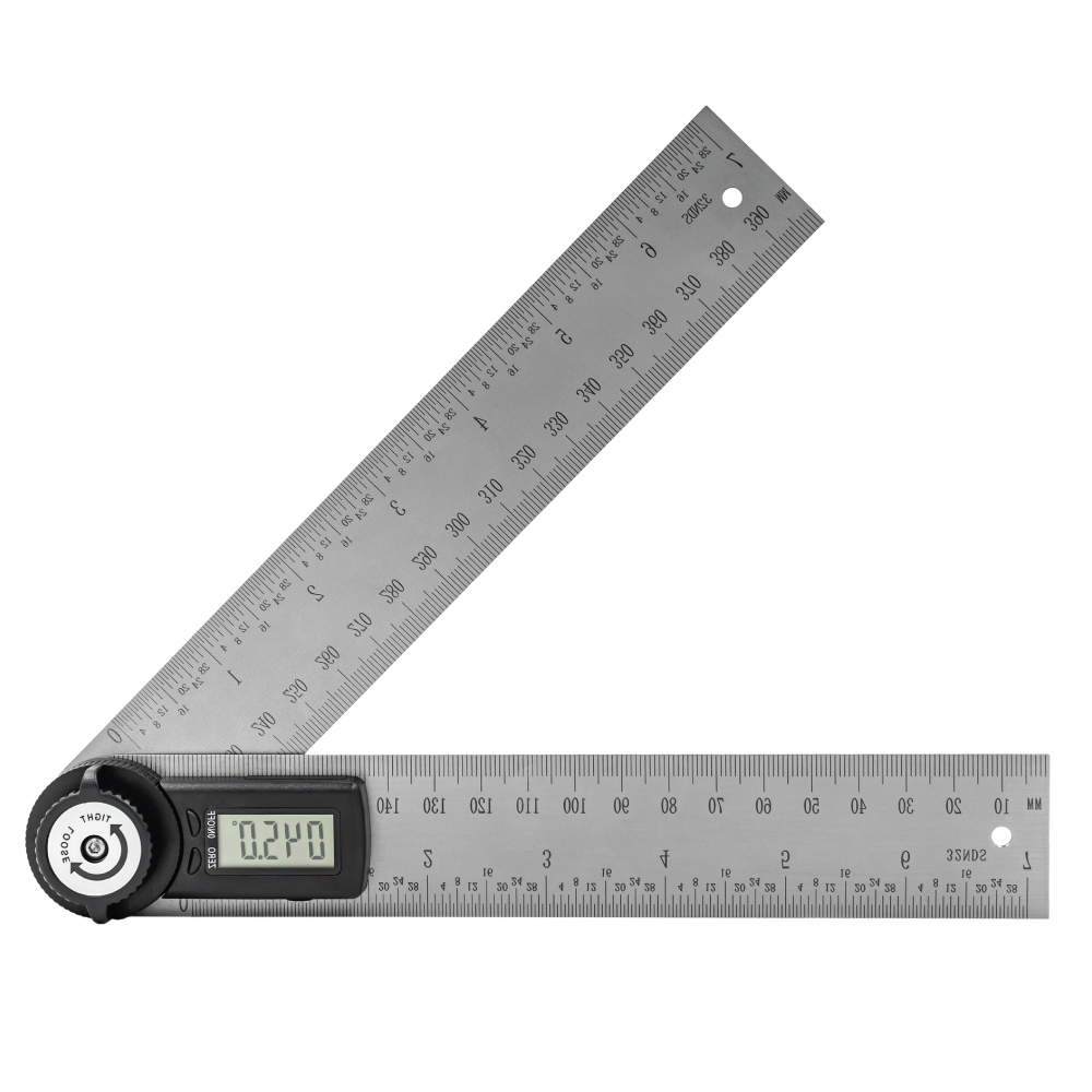 Digitaler Winkelmesser - 200 mm (insgesamt 400 mm)