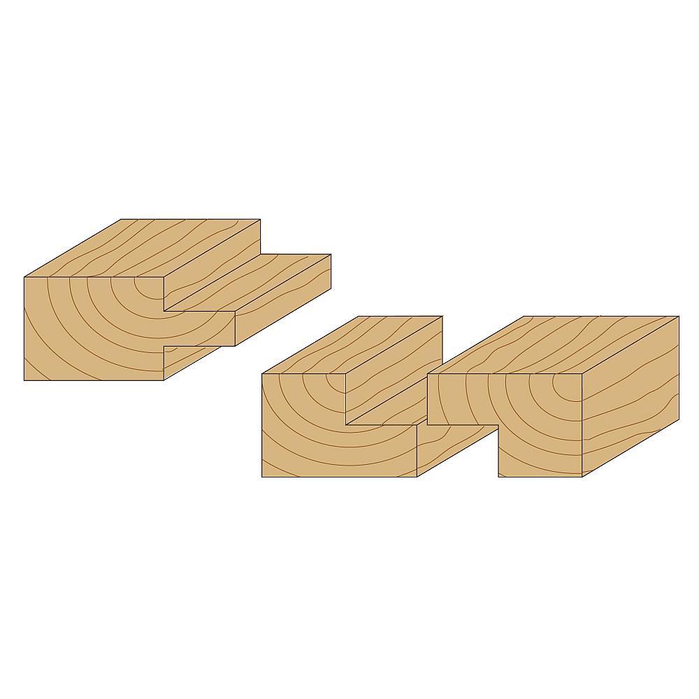 IGM F049 HW Wendeplatten-Falzfräser - H16 D50,8x28,3 L87 S=12 HW
