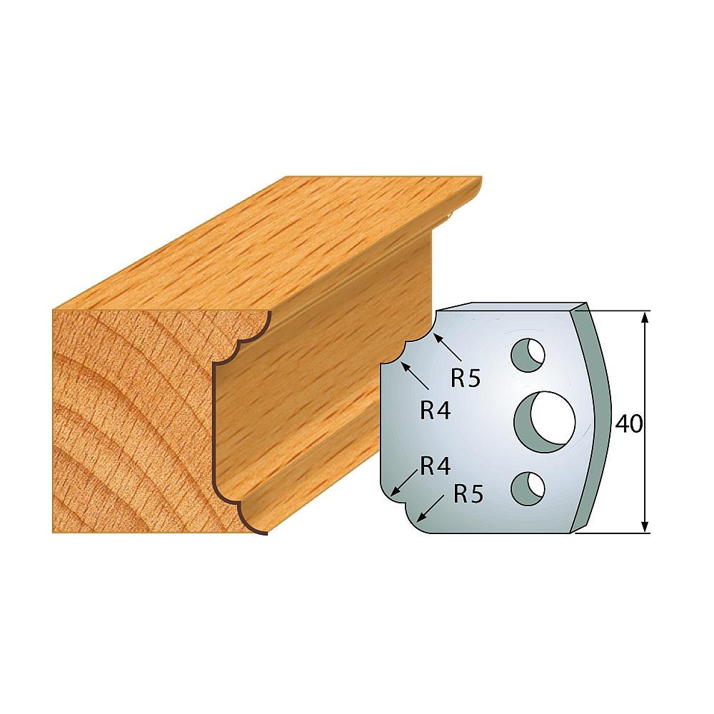 Profil 042 - Profilmesser-Paar 40×4 mm SP