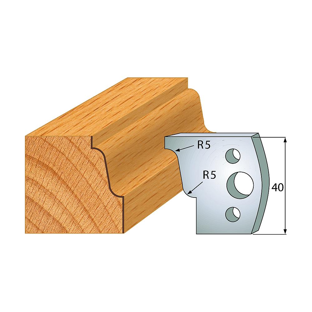 Profil 031 - Profilmesser-Paar 40×4 mm SP