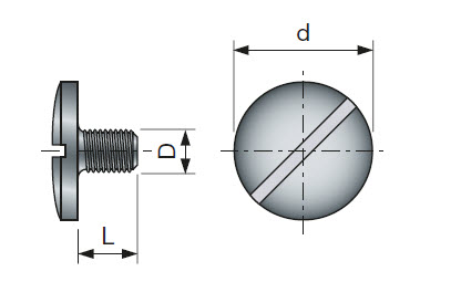 Referenzschraube für Messerköpfe