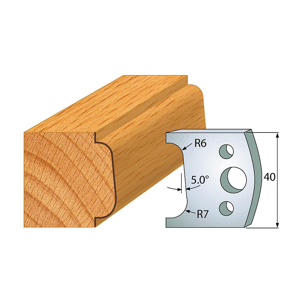 Profil 002 - Profilmesser-Paar 40×4 mm SP