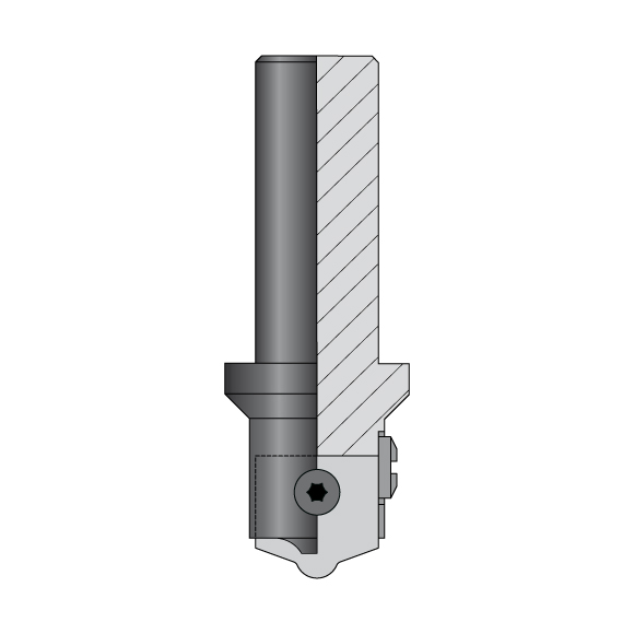 C615 Fräserkörper für MDF-Türen (D) S=20mm