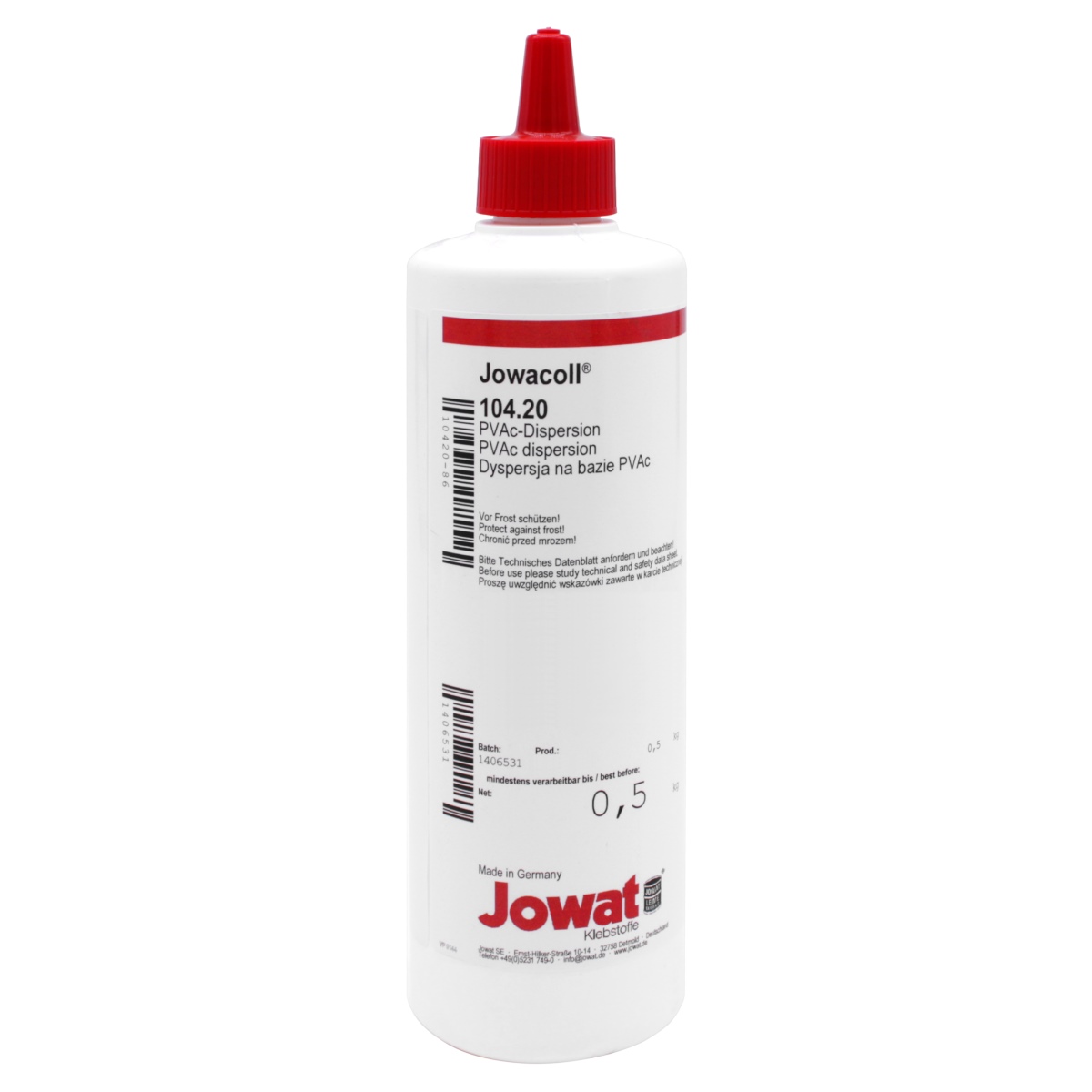 Jowacoll&reg; 104.20 PVAc "Bankleim" D2 Holzleim