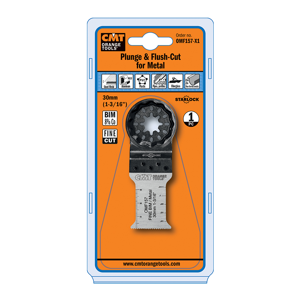 CMT Starlock Tauch- und Bündigschnitt BIM, im Holz - 30 mm