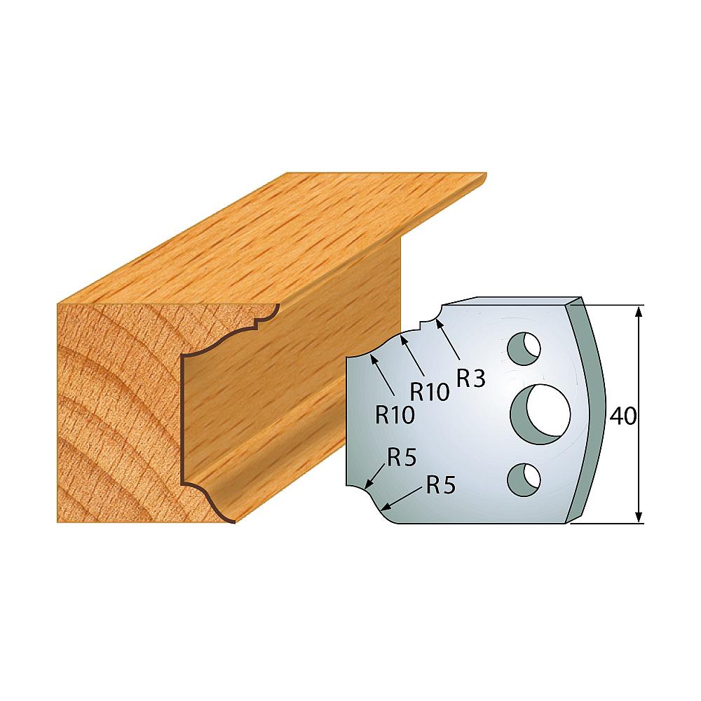 Profil 079 - Profilmesser-Paar 40×4 mm SP