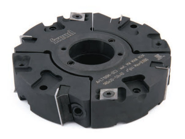 Freud Verstellbare Falz-Nut-Messerkopfgarnitur mit Wendeplatten Ø 140 mm x d30 mm x 20,5-39 mm