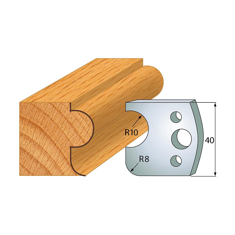 Profil 004 - Profilmesser-Paar 40×4 mm SP