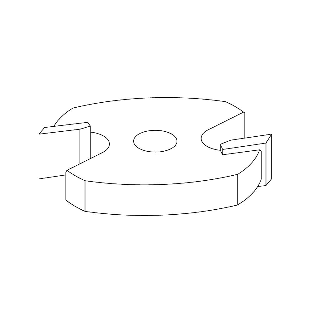 CMT C822 Schlitzfräser - D31,75xd8, I4mm
