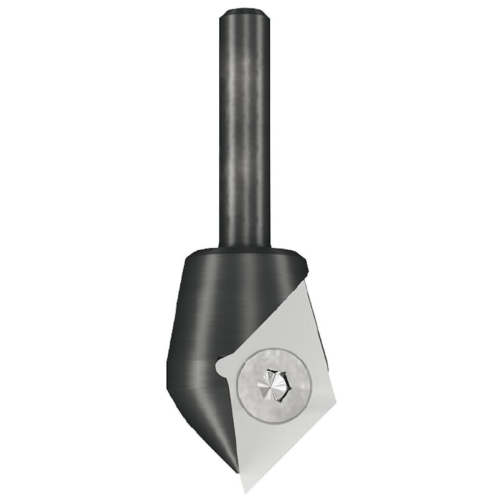 IGM F051 HW Wendeplatten V-Nutfräser - 90° D23x11 L60 S=6,35