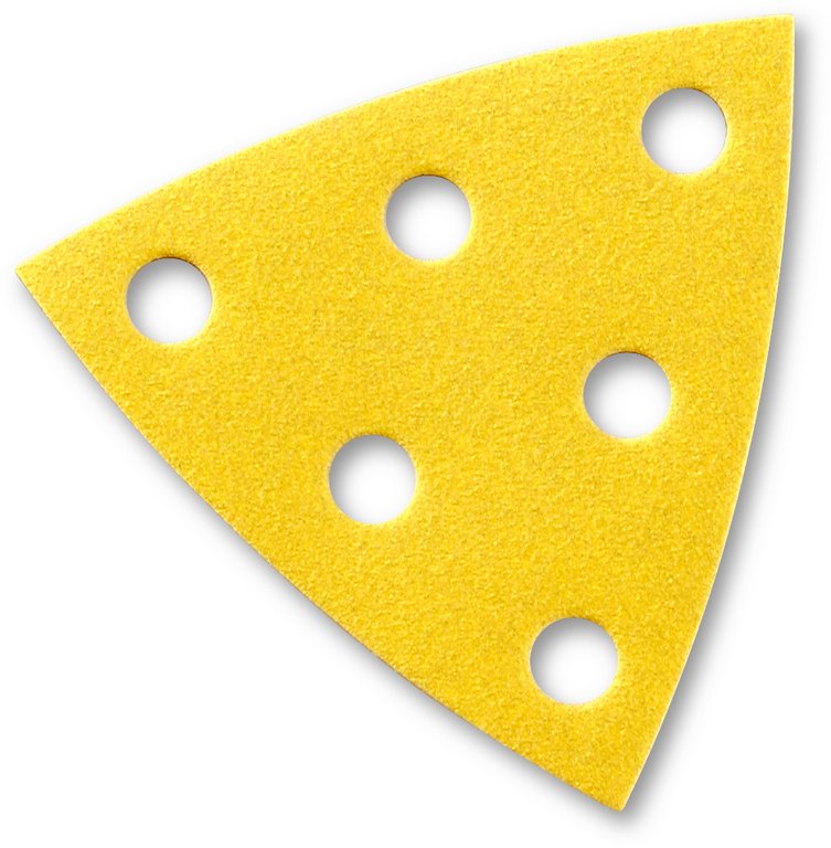 1960 siarexx Dreieck Schleifpapier | 95x95 mm | 6-Loch | sia Abrasives