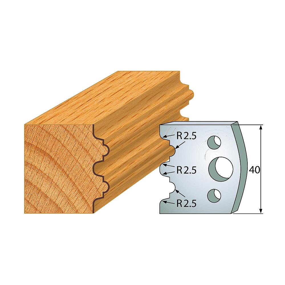 Profil 108 - Profilmesser-Paar 40×4 mm SP