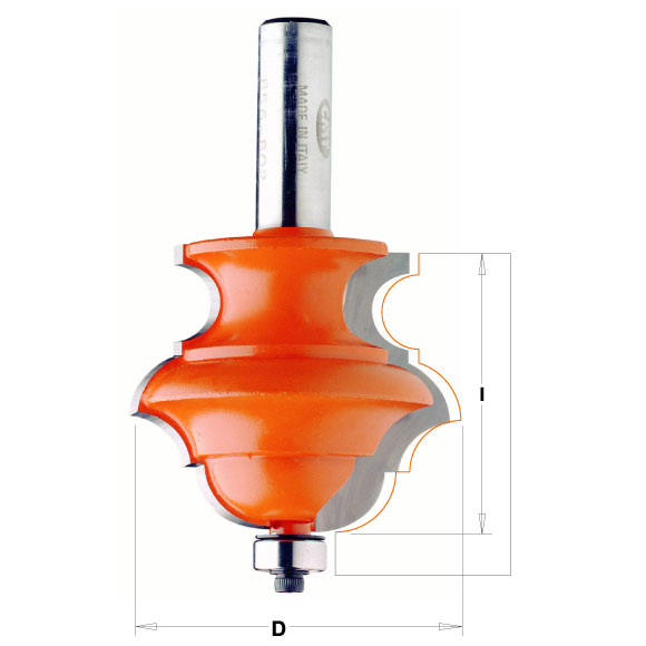 CMT C956 Multiprofilfräser - D38,1x28 S=12 HW