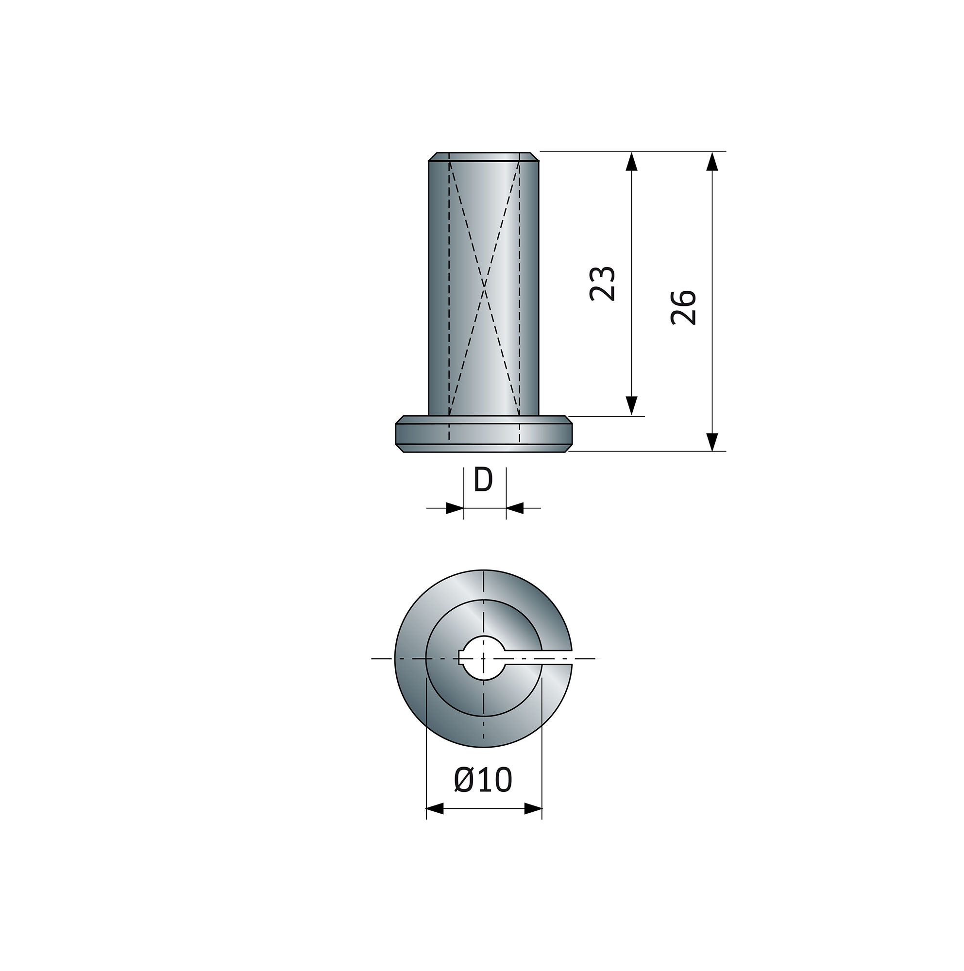 Elastisches Spannfutter für Spiralbohrer