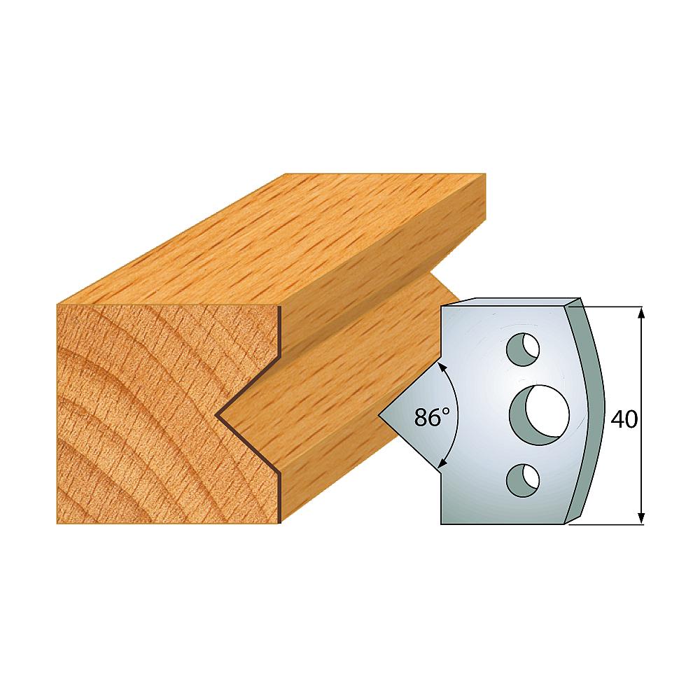 Profil 035 - Profilmesser-Paar 40×4 mm SP