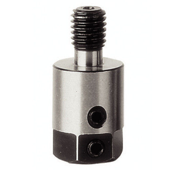 Adapter 301 mit flacher Stoßfläche, M8 - für Bohrer S10, D19,5x25x40 M8 L