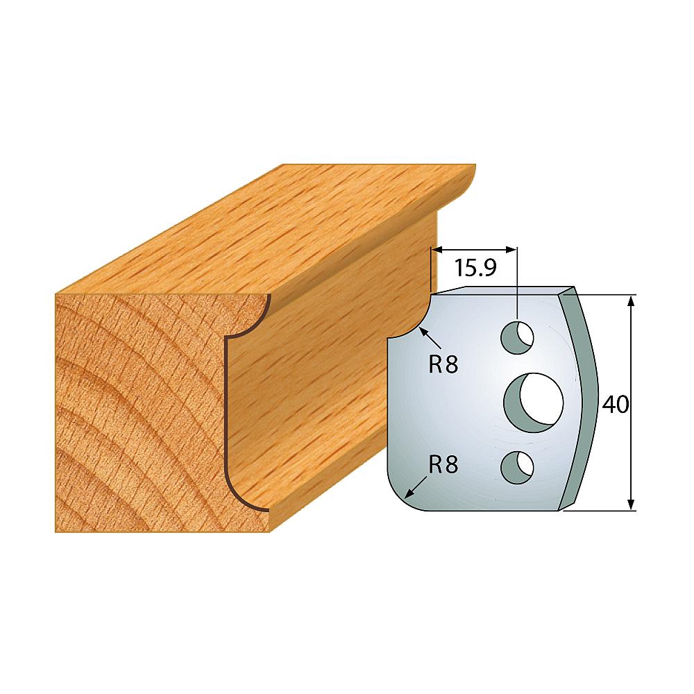 Profil 174 - Profilmesser-Paar 40×4 mm SP