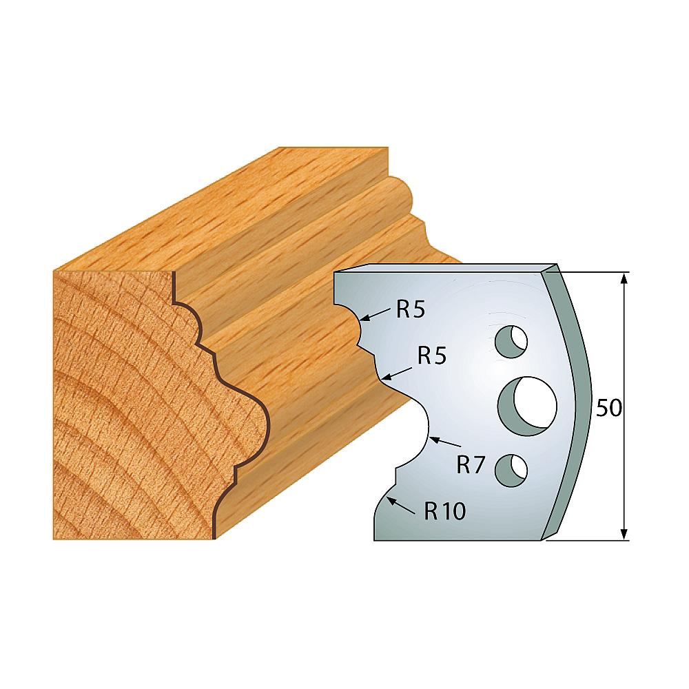 Profil 508 - Profilmesser-Paar 50×4 mm SP