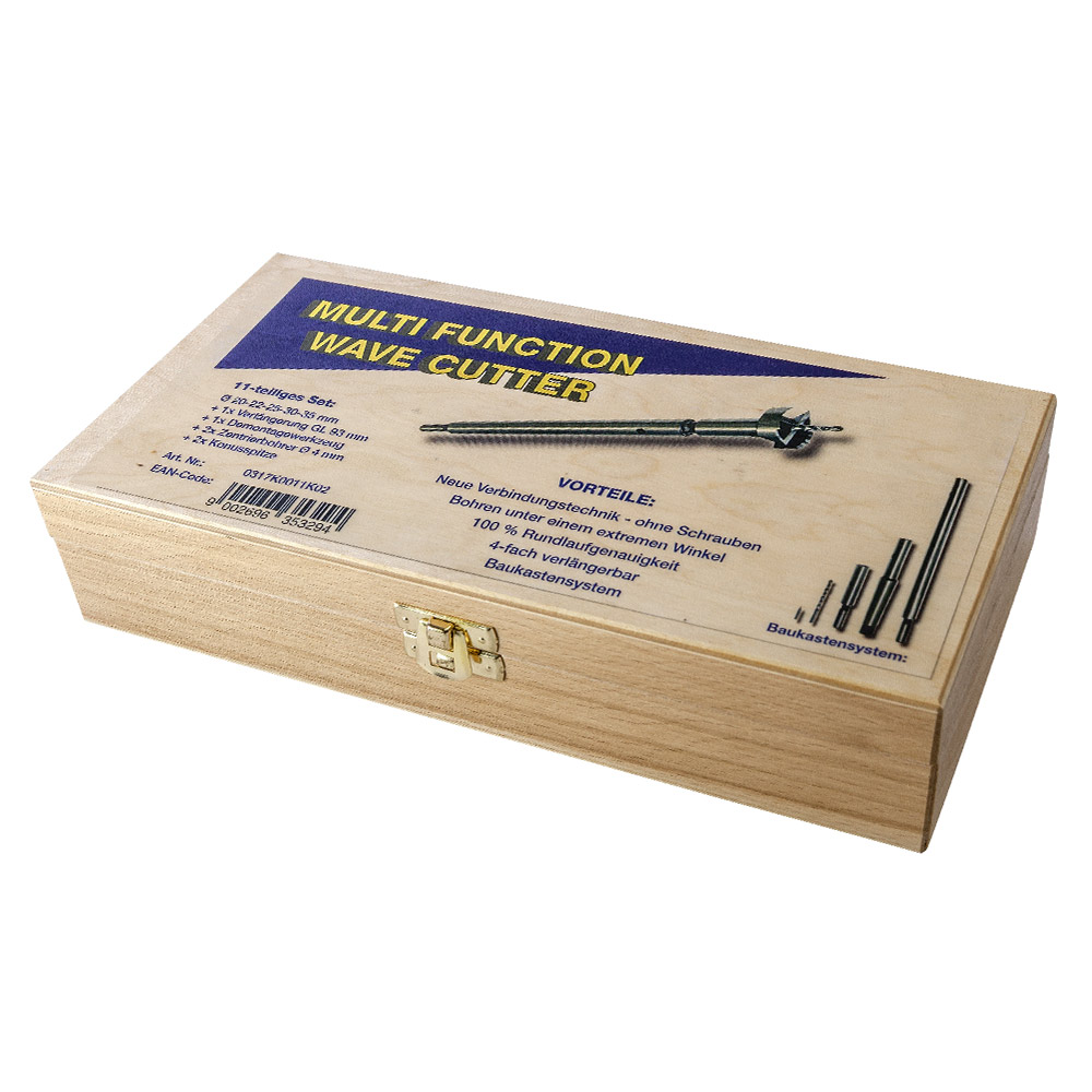 IGM Multi-Wave Fortstnerbohrer Set 5-teilig Ø 15-20-25-30-35 mm