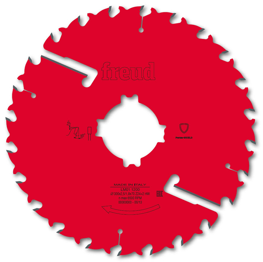 Freud LM01 Mehrblattsägeblatt mit kleiner Schnittbreite und Räumern