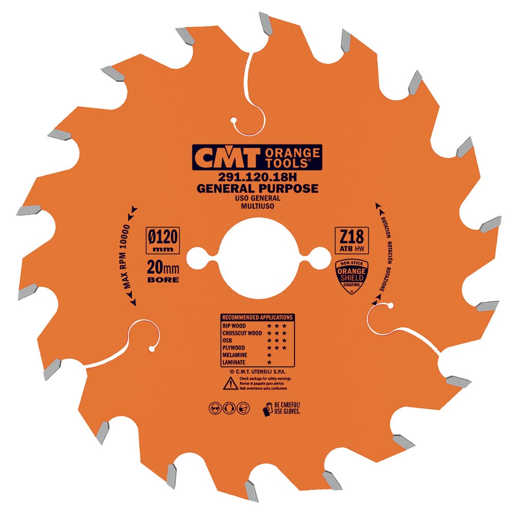 CMT Industrial Kreissägeblatt für Längs- und Querschnitte