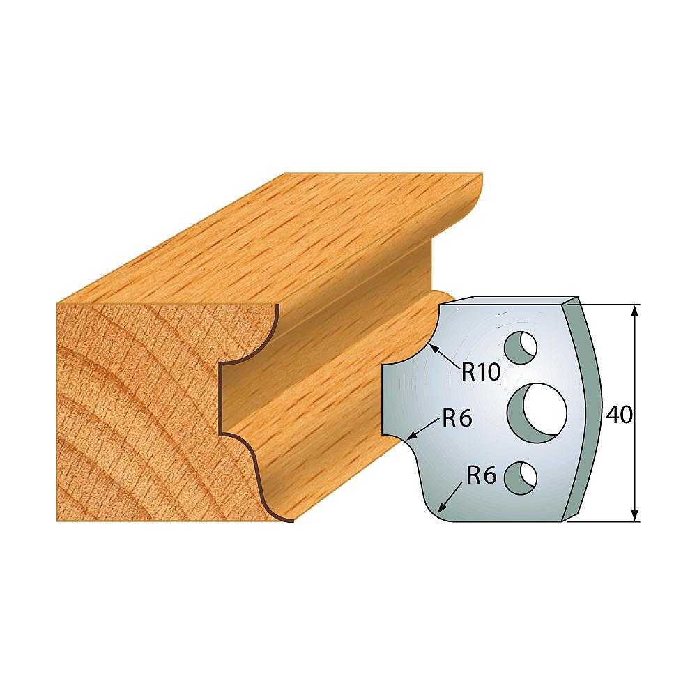 Profil 045 - Profilmesser-Paar 40×4 mm SP