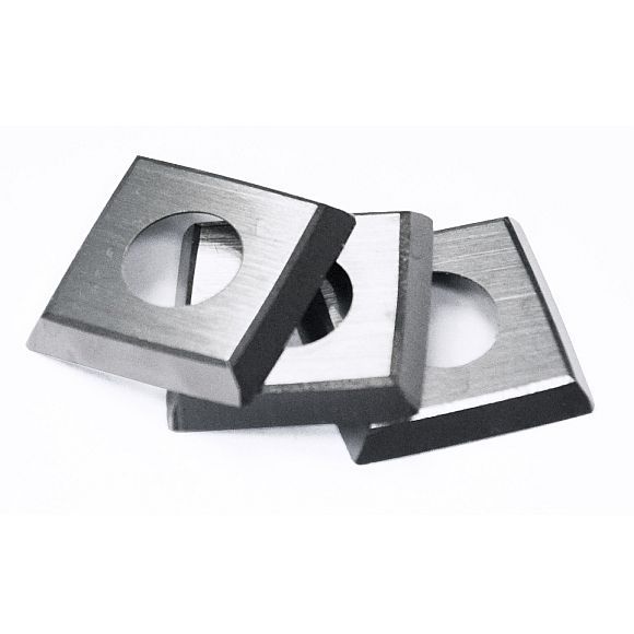 N013 Hartmetall-Wendeplatte Z4 abgerundet - 15x15x2,5 R=150 Holz