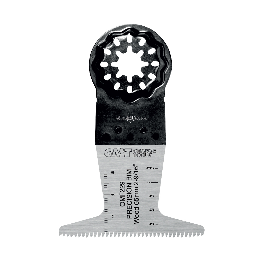 CMT Starlock Präzisionsschnitt BIM, Japan-Zahn im Holz. Lange Lebensdauer - 65 mm