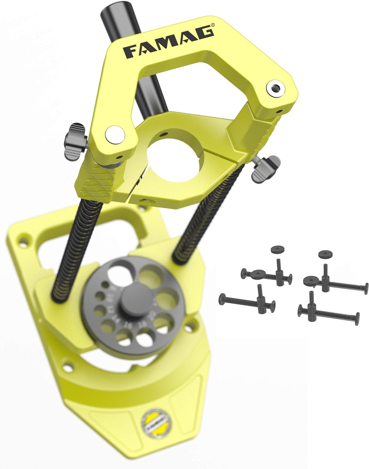 FAMAG Bohrständer starr mit Spannvorrichtung, für Schlangenbohrer 320 mm