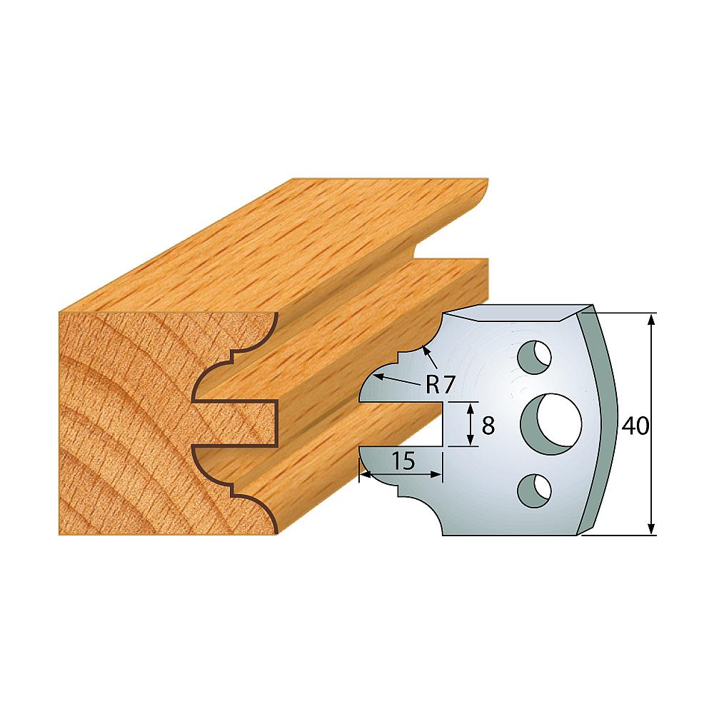 Profil 099 - Profilmesser-Paar 40×4 mm SP