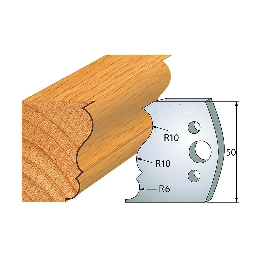 Profil 506 - Profilmesser-Paar 50×4 mm SP