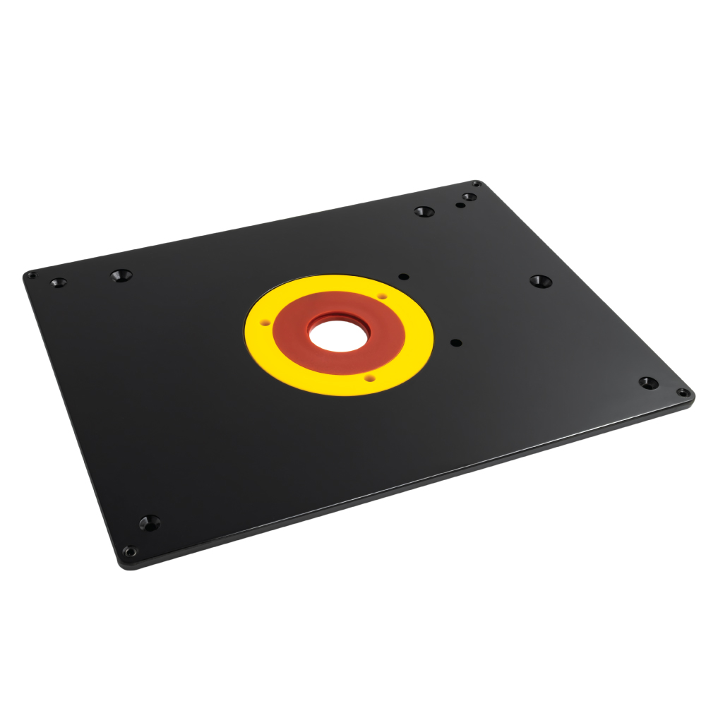 IGM Frästisch-Einlegeplatte 306x229x6 mm, Bohrung D30-66-98 mm