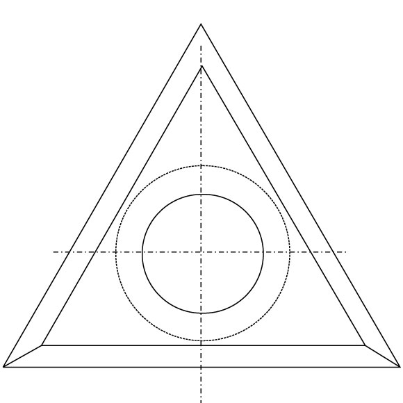 N021 Hartmetall-Wendeplatte - 22x19x2 Holz+