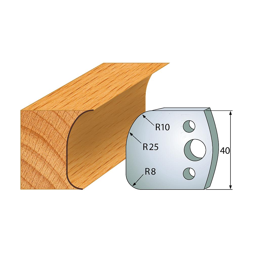 Profil 062 - Profilmesser-Paar 40×4 mm SP