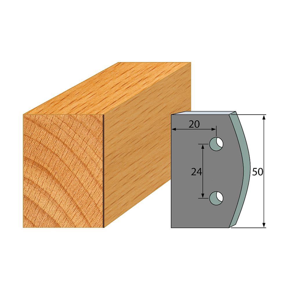 Profil 500 - Abweiser-Paar 50×4 mm SP