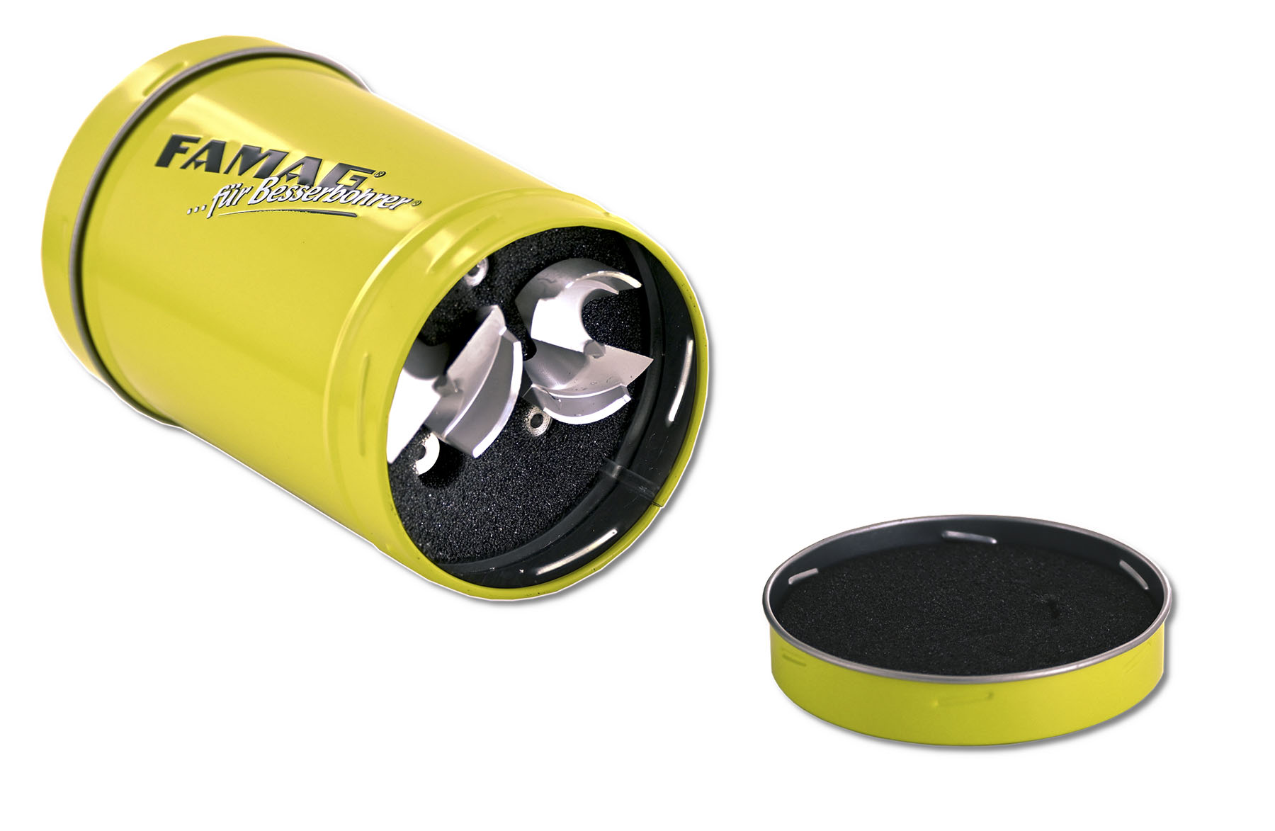 FAMAG 1630 Forstnerbohrer WS Satz in Metalldose, 5-teilig: Ø 15 - 35 mm