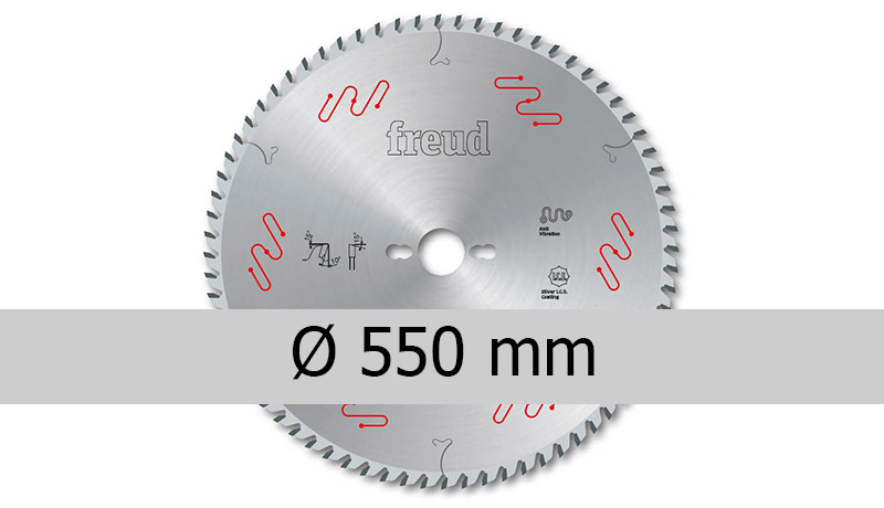 Kreiss&auml;geblatt &Oslash; 550 mm