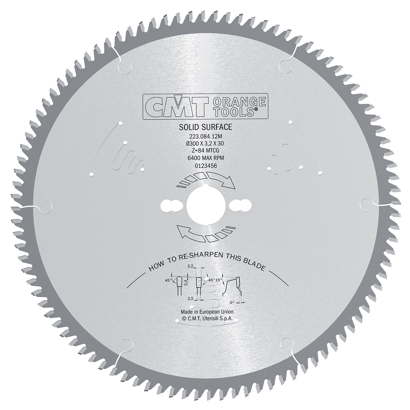 CMT INDUSTRIAL Kreissägeblatt für Mineralwerkstoffe