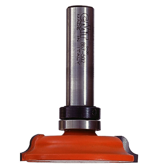 CMT C967B Leistenfräser mit gedrehtem, römischen Profil - R4 D39,5x11,5 S=12