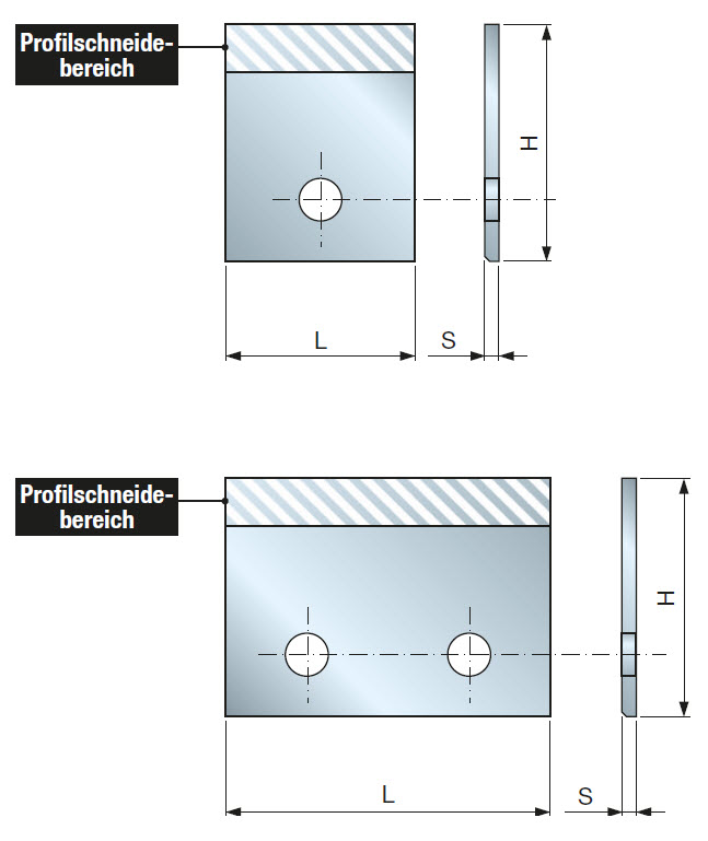 Messer, 2 mm, Sonderanfertigung