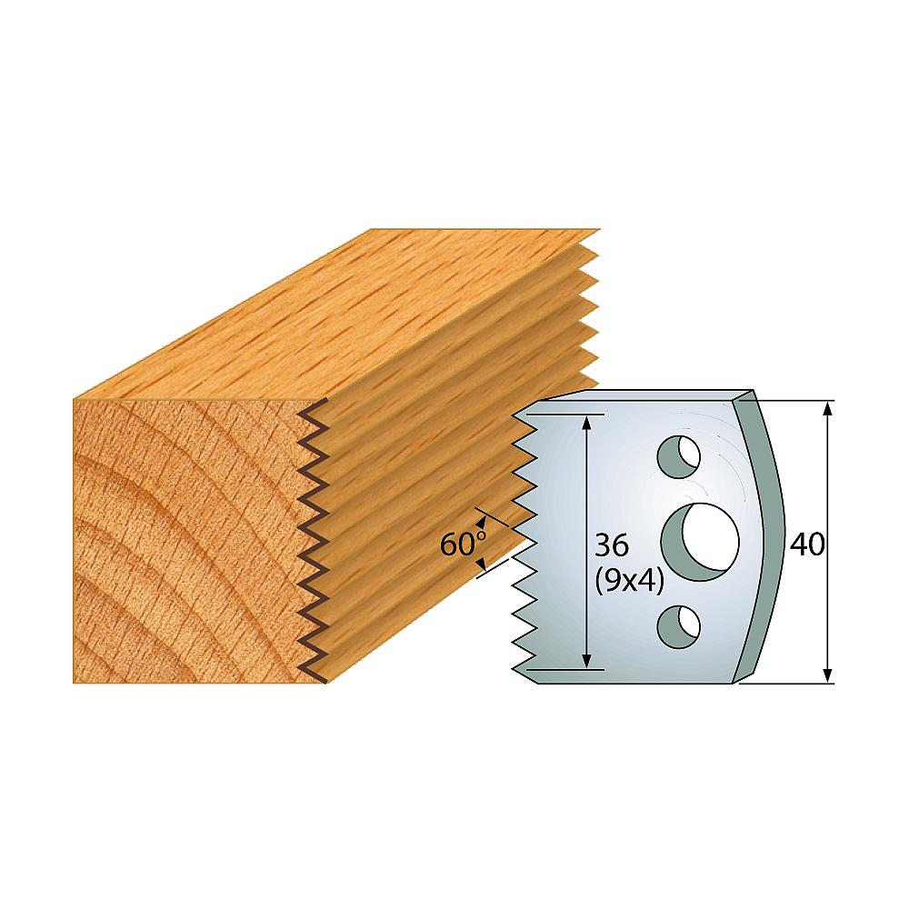 Profil 117 - Profilmesser-Paar 40×4 mm SP