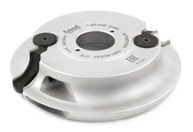 Freud Multi-Radius-Messerkopf Ø 160 mm x d30 mm x 40 mm