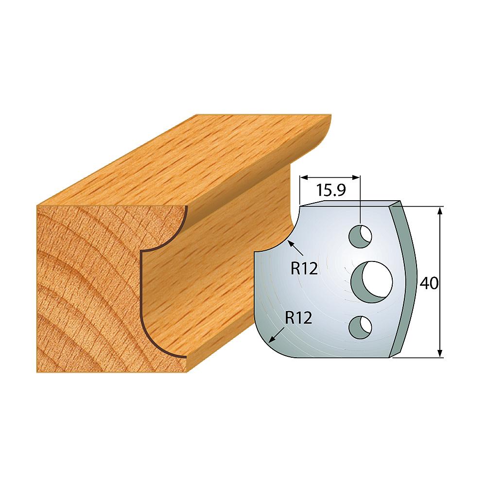 Profil 176 - Profilmesser-Paar 40×4 mm SP