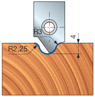 Profilmesser NC01M Profil 8