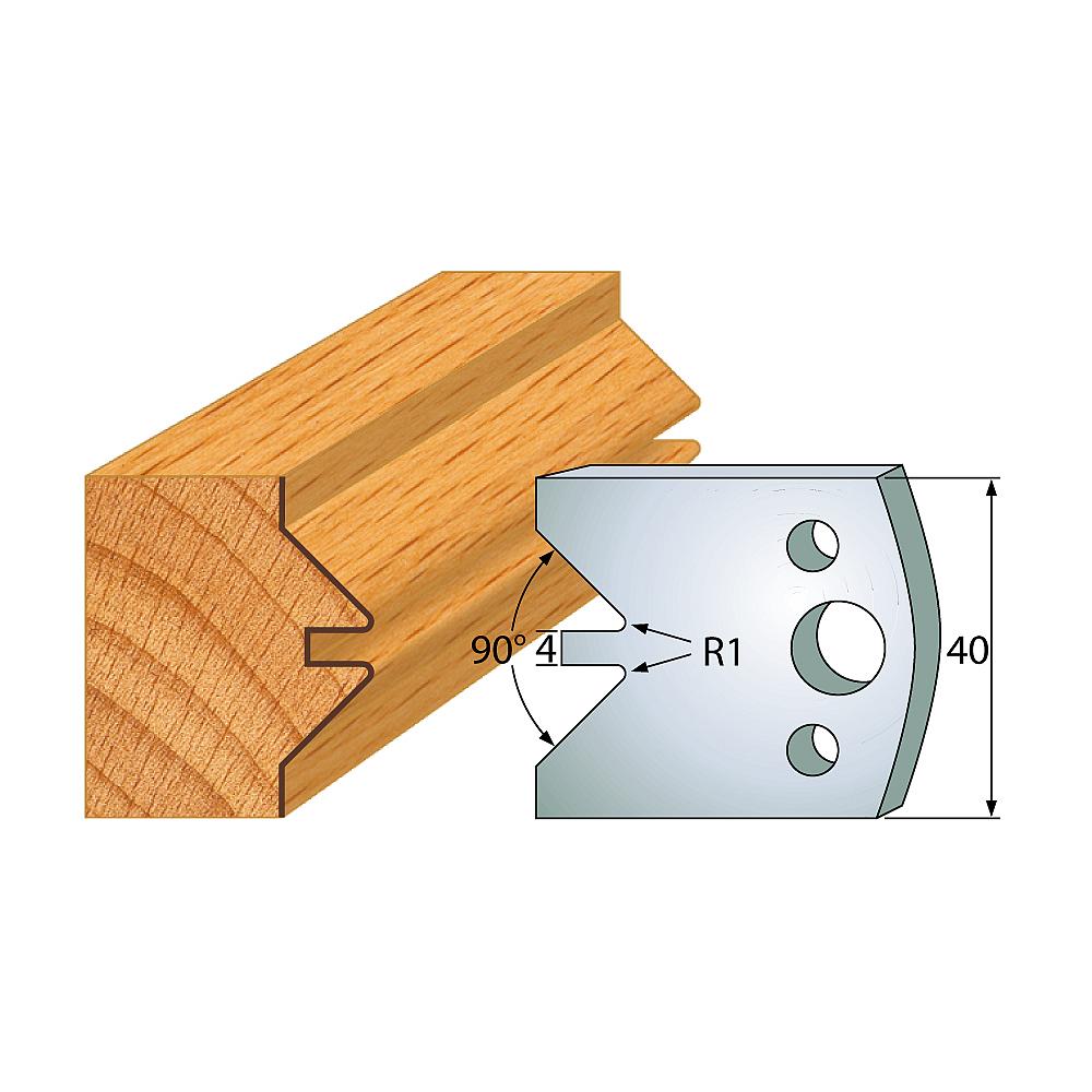 Profil 071 - Profilmesser-Paar 40×4 mm SP