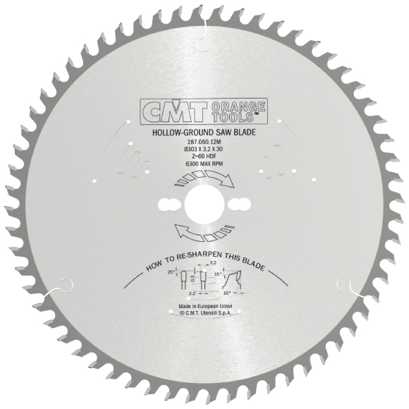 CMT INDUSTRIAL Kreissägeblatt für beschichtete Platten