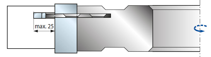 Wendeplatte zum Nutfräsen