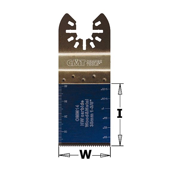 CMT Langlebiger Tauch- und Bündigschnitt HW im Holz und Metall - 35 mm