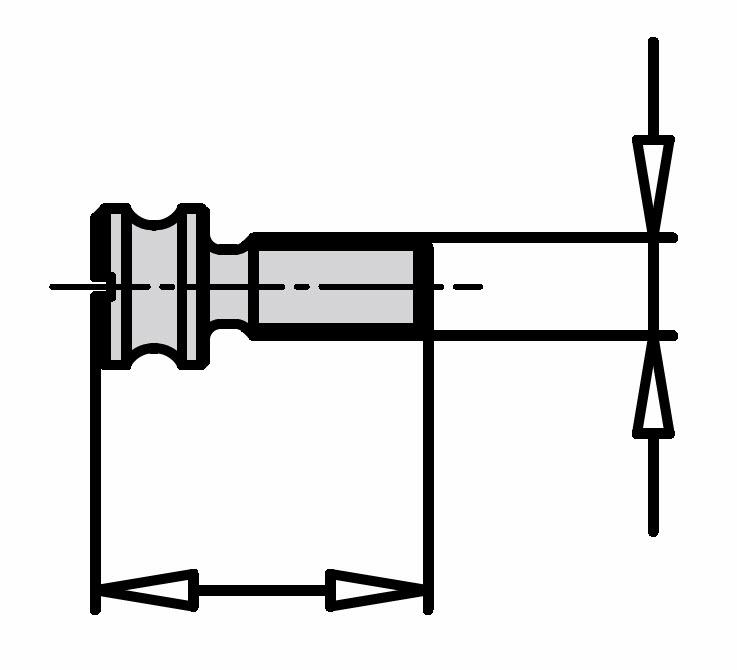 Einstellschraube für Bohrer