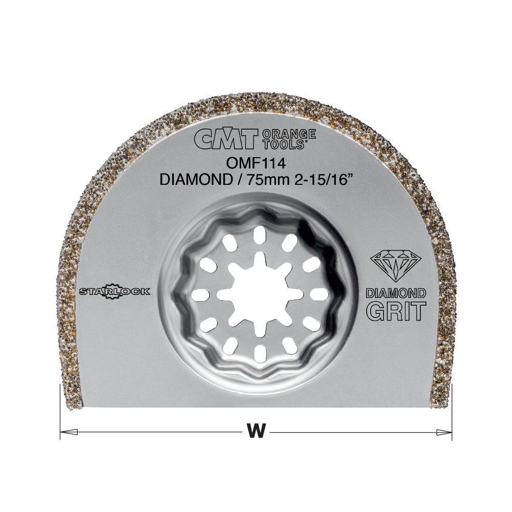 CMT Starlock Besonders langlebiges Riff-Radialsägeblatt aus Diamant - 75 mm